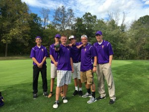 Campbell County Boys Golfers pictured after the regional tournament yesterday.