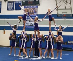 Cheerleading placed 1st at the 10th Region Competition
