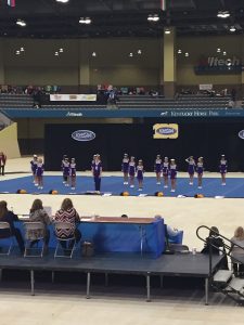 Campbell County Cheerleaders finished 8th at state