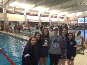 Campbell County swimmers at the state meet