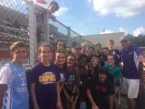CCMS runner at the 2018 state track meet